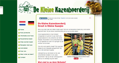Desktop Screenshot of kleine-kazenboerderij.com